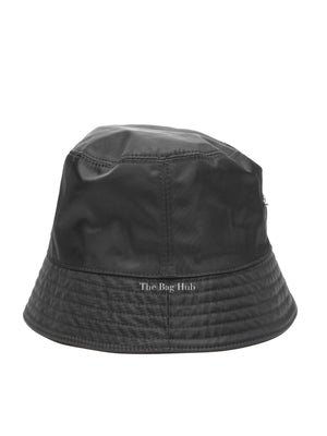 Prada Black Re-Nylon Bucket Hat M