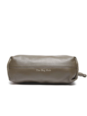 Loewe Dark Khaki Nappa Calfskin Medium Flamenco Bag