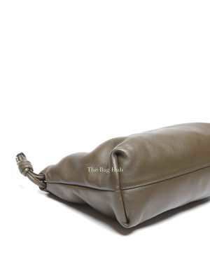 Loewe Dark Khaki Nappa Calfskin Medium Flamenco Bag
