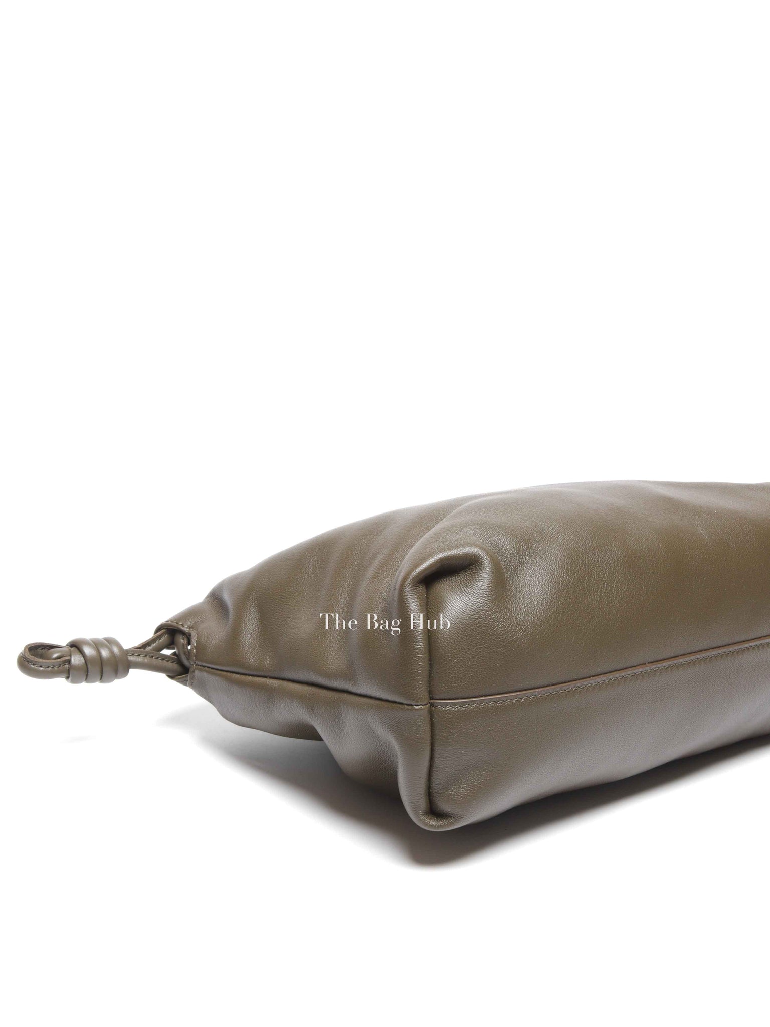 Loewe Dark Khaki Nappa Calfskin Medium Flamenco Bag