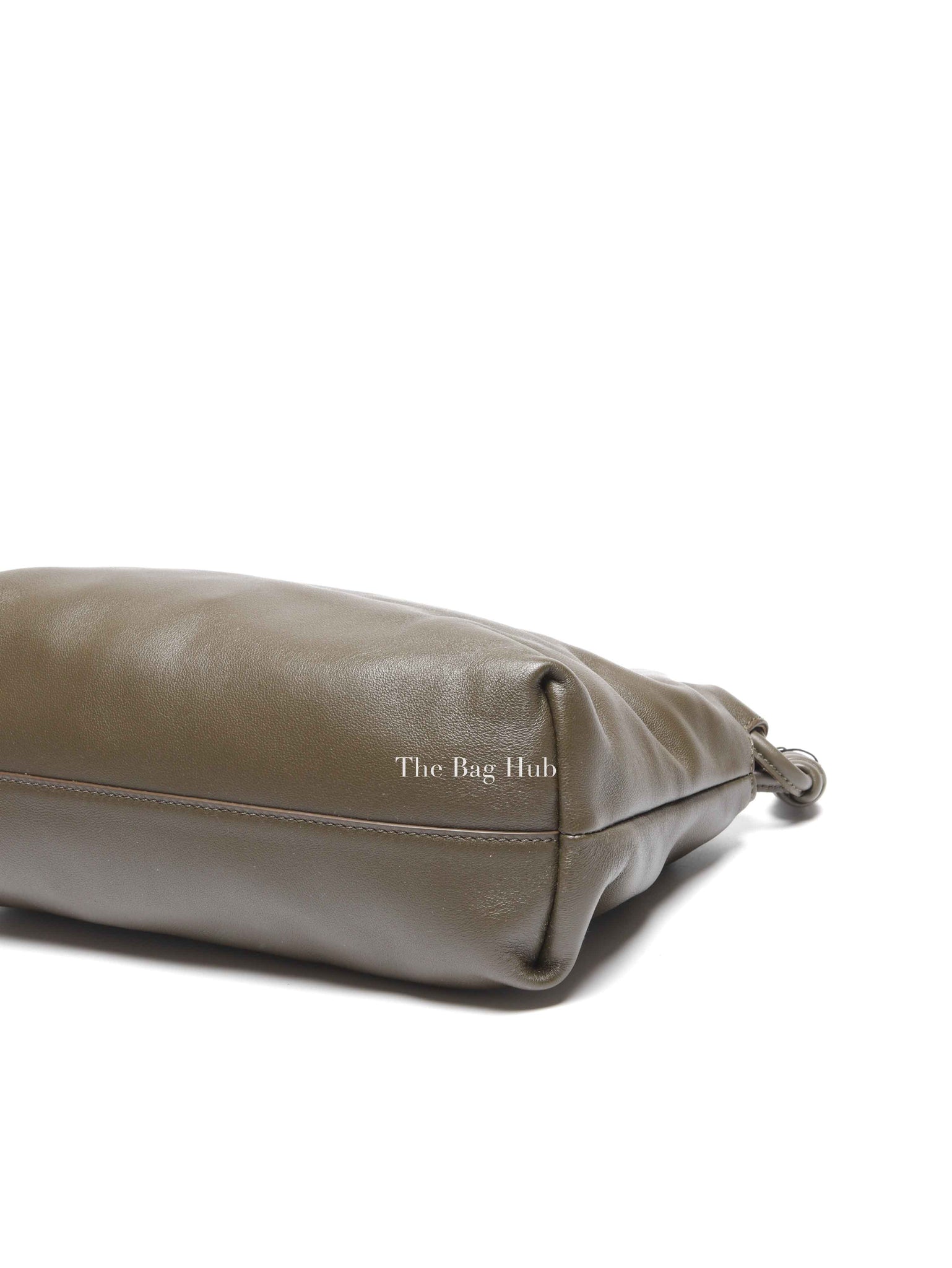 Loewe Dark Khaki Nappa Calfskin Medium Flamenco Bag