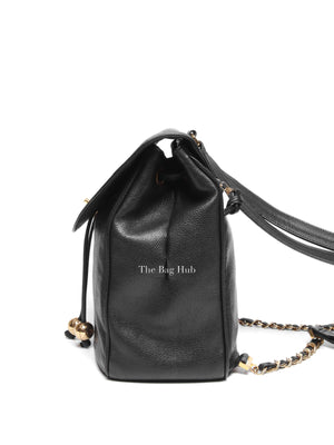 Chanel Black Caviar Vintage Medium Backpack