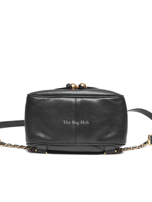 Chanel Black Caviar Vintage Medium Backpack