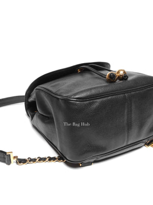 Chanel Black Caviar Vintage Medium Backpack
