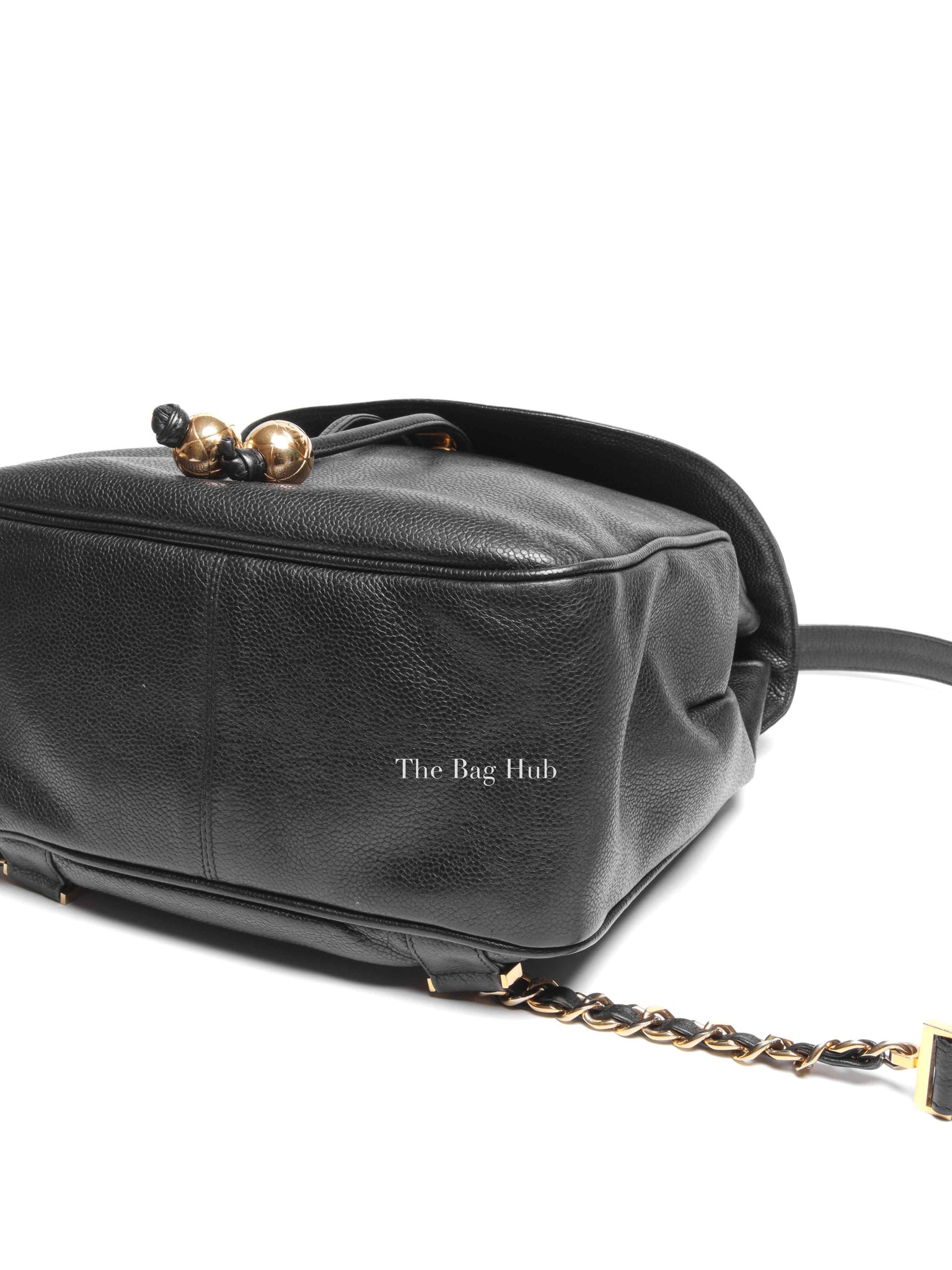 Chanel Black Caviar Vintage Medium Backpack