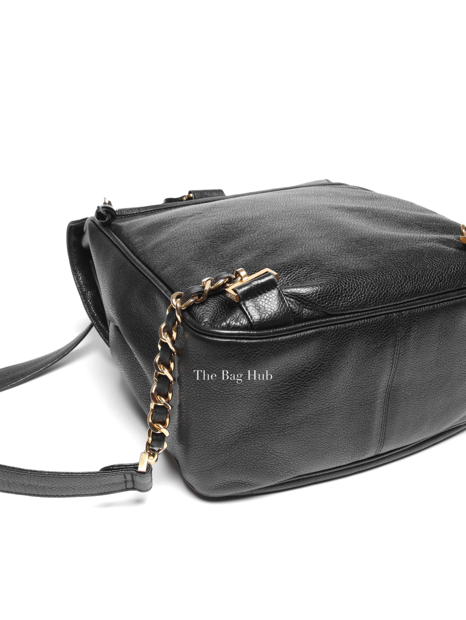 Chanel Black Caviar Vintage Medium Backpack
