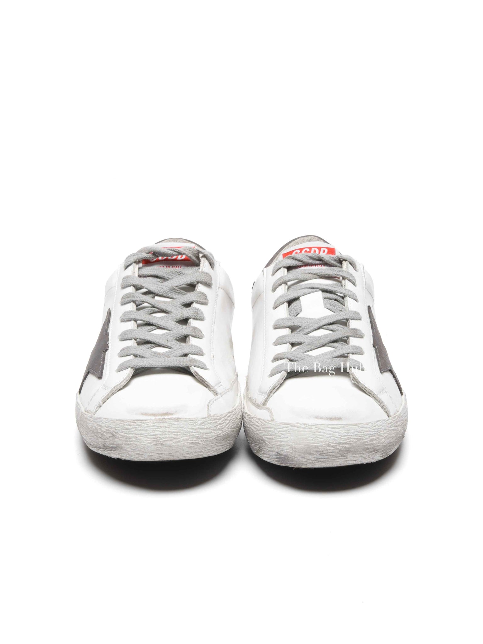 Golden Goose White Leather Super-Star Low-Top Men's Sneakers Size 40