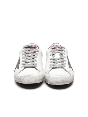Golden Goose White Leather Super-Star Low-Top Men's Sneakers Size 40