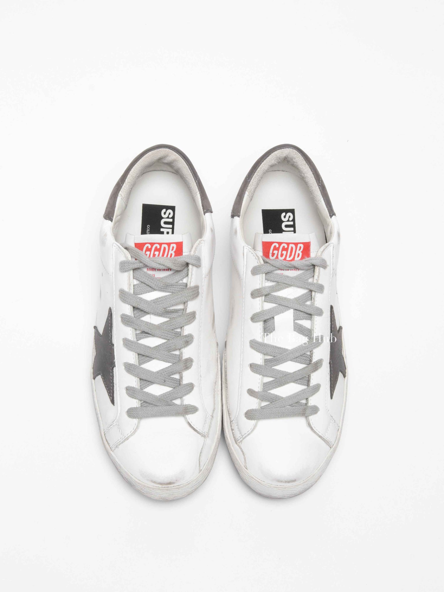 Golden Goose White Leather Super-Star Low-Top Men's Sneakers Size 40