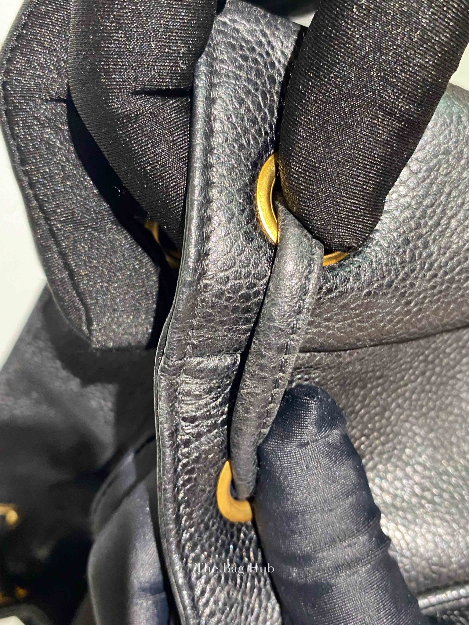 Chanel Black Caviar Vintage Medium Backpack