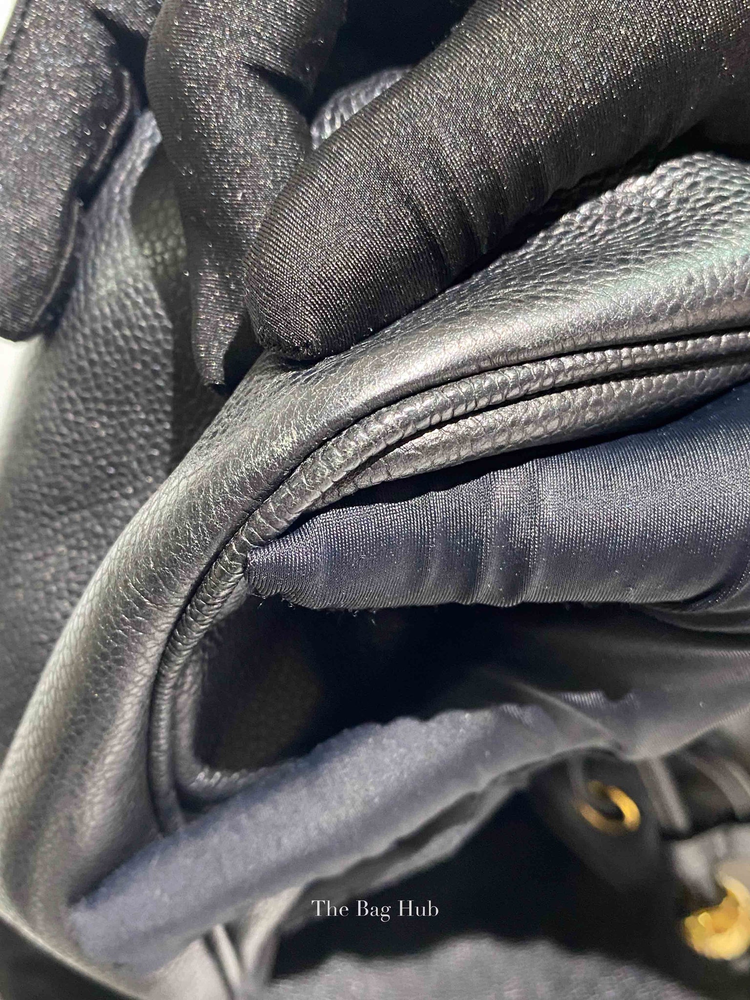 Chanel Black Caviar Vintage Medium Backpack