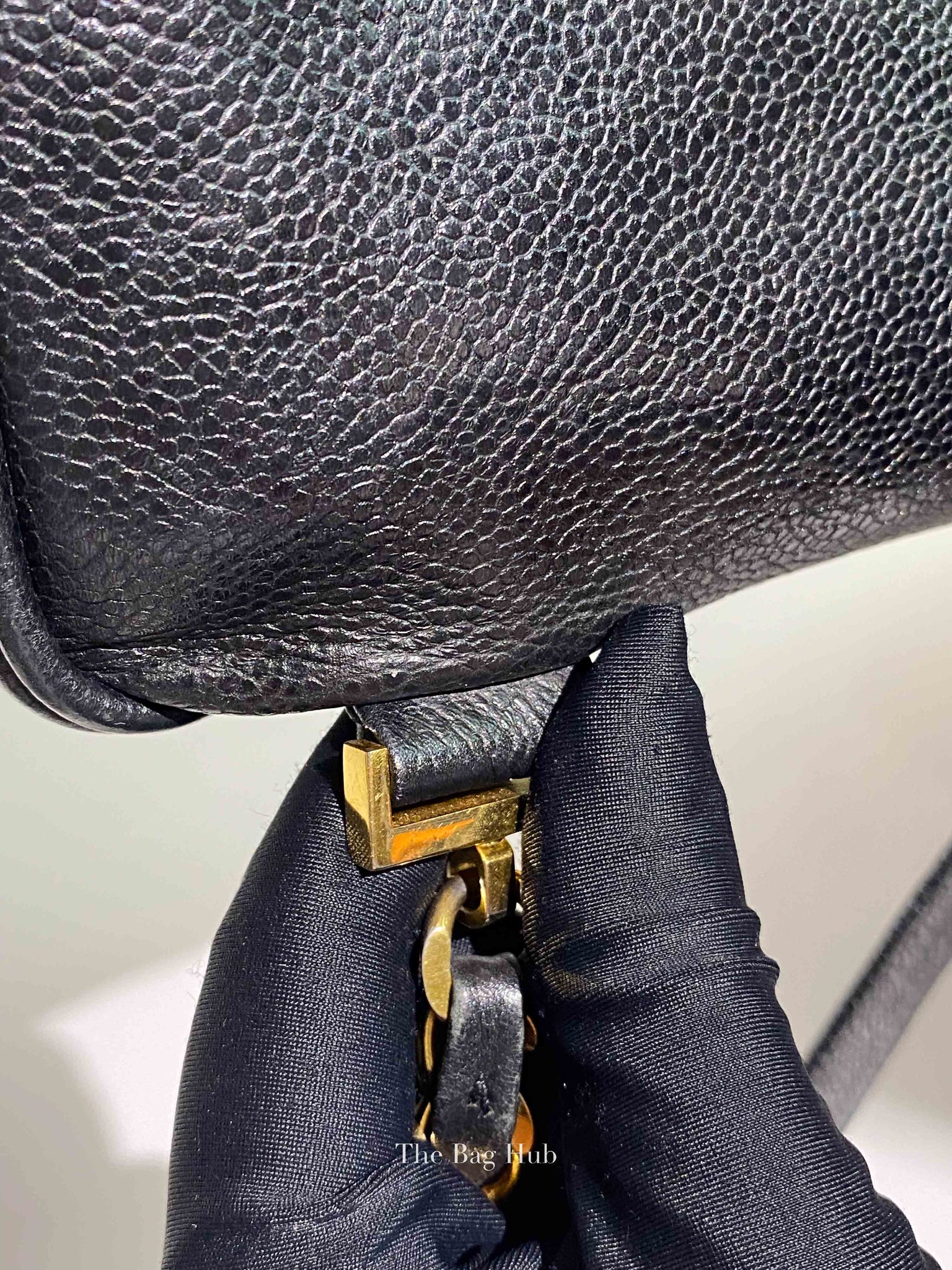 Chanel Black Caviar Vintage Medium Backpack