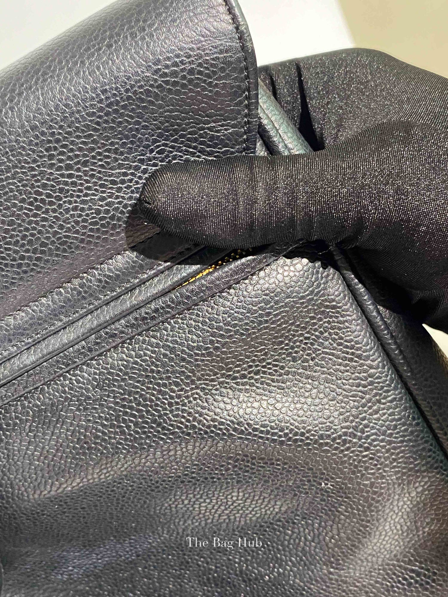 Chanel Black Caviar Vintage Medium Backpack