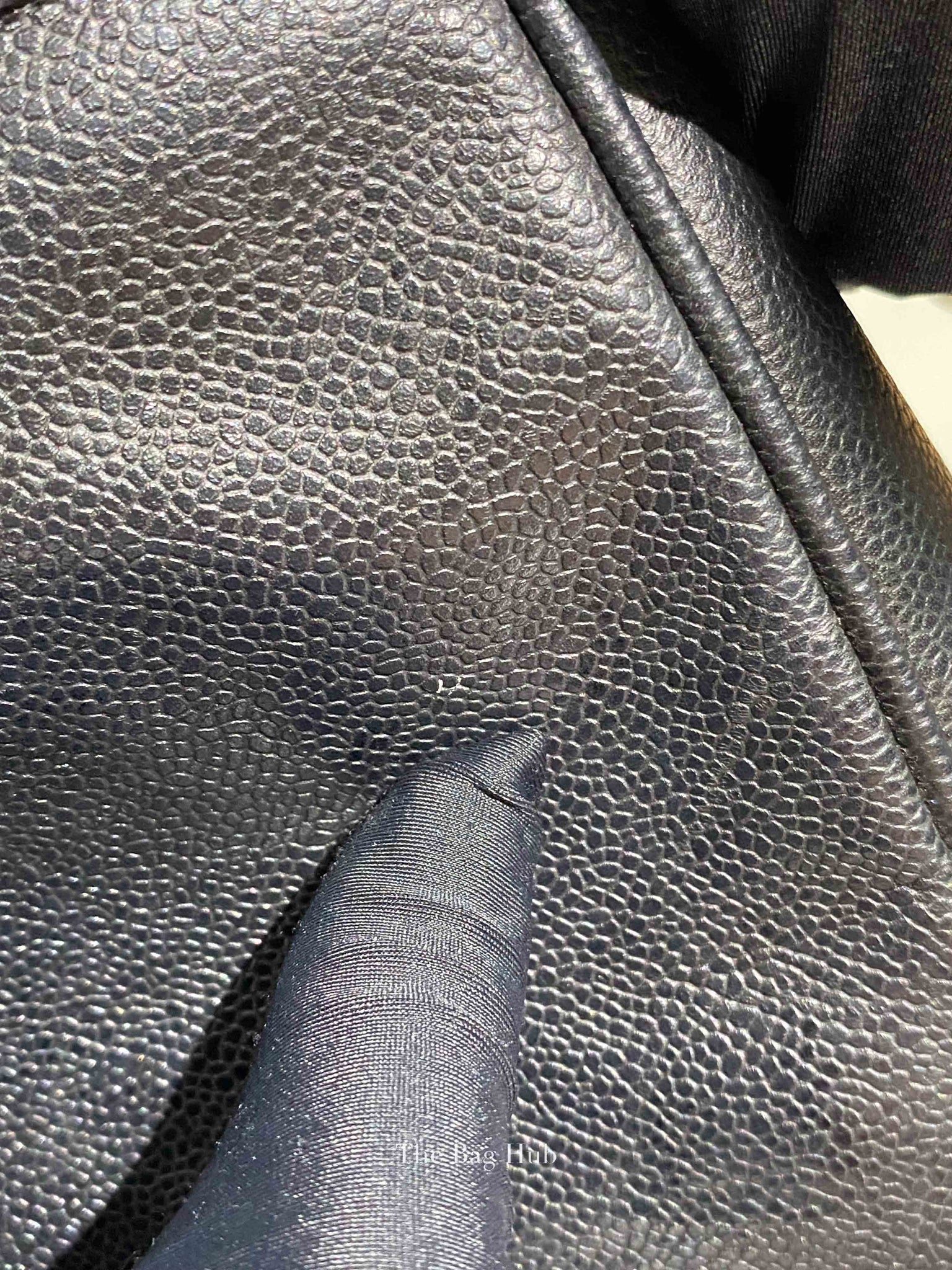 Chanel Black Caviar Vintage Medium Backpack