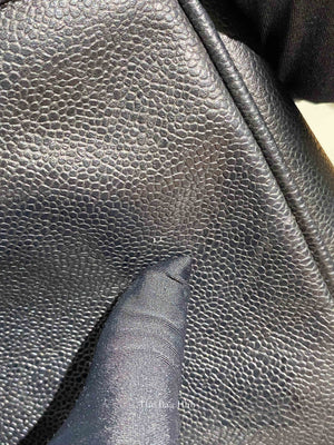 Chanel Black Caviar Vintage Medium Backpack