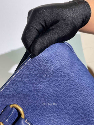 Prada Inchiostro Vitello Daino Large Tote Bag BN1713