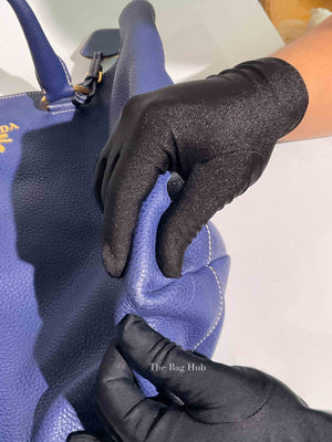 Prada Inchiostro Vitello Daino Large Tote Bag BN1713