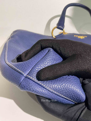 Prada Inchiostro Vitello Daino Large Tote Bag BN1713