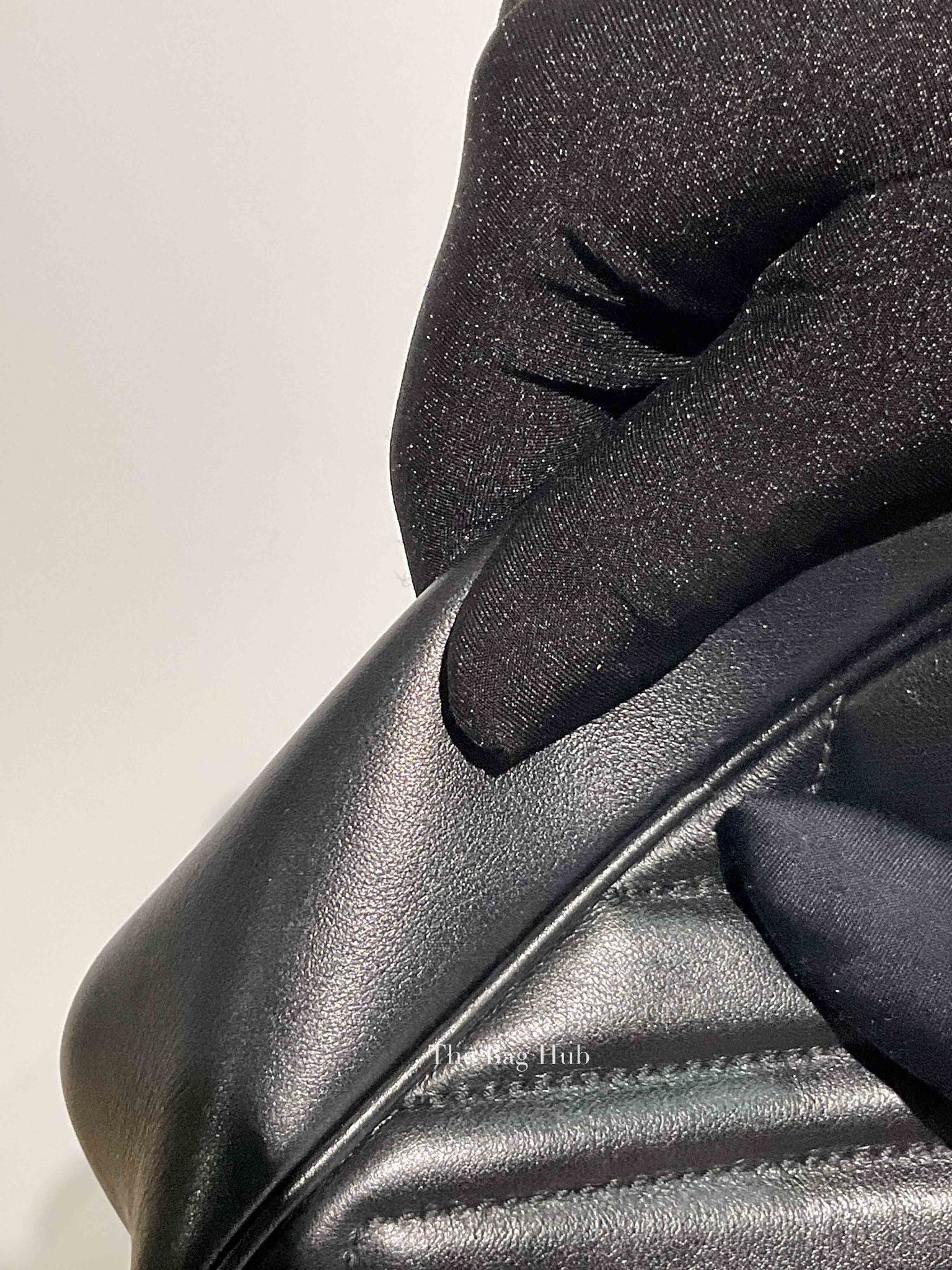 Gucci Black Leather GG Marmont Mini Camera Bag