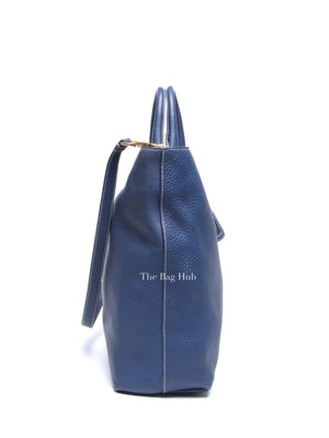 Prada Inchiostro Vitello Daino Large Tote Bag BN1713