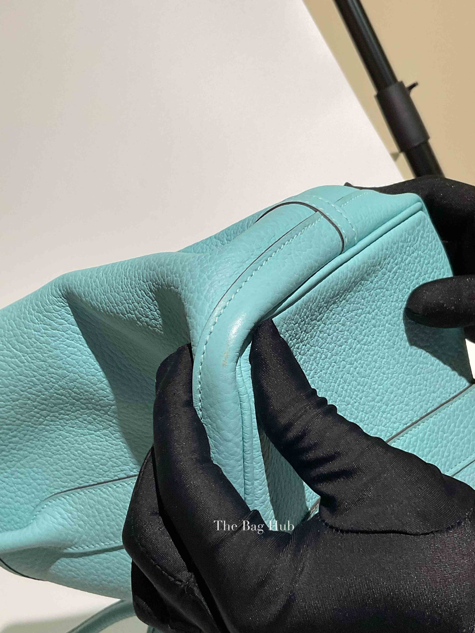 Hermes Bleu Atoll Vache Country Garden Party 36 Bag