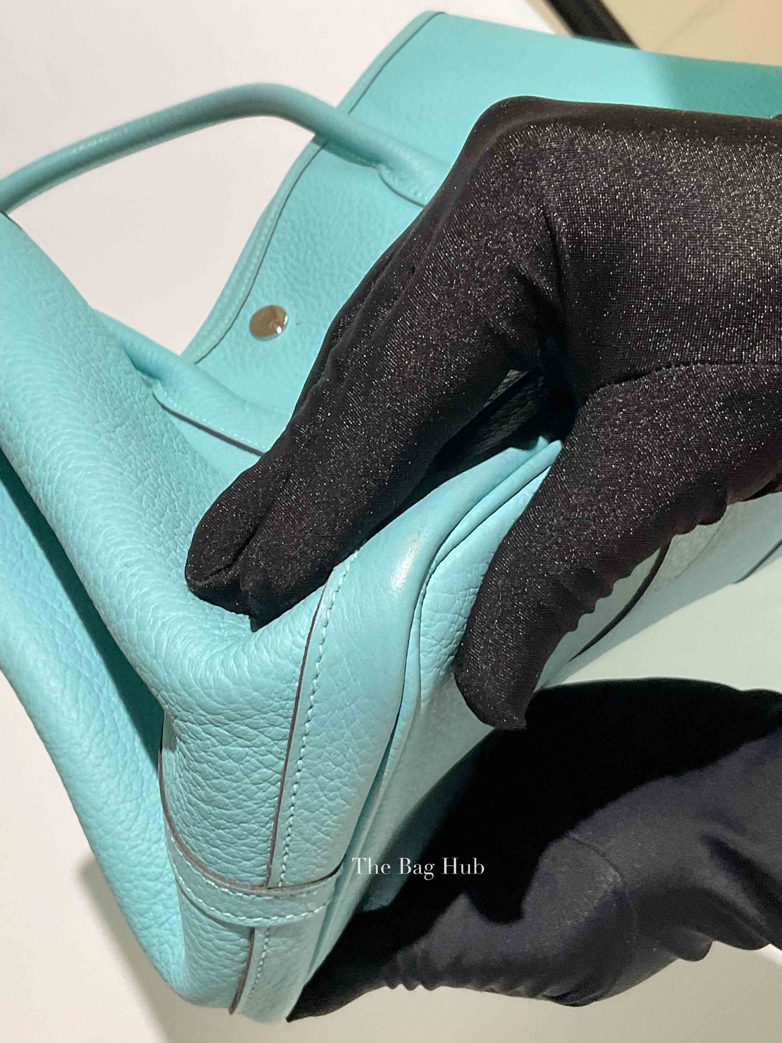 Hermes Bleu Atoll Vache Country Garden Party 36 Bag