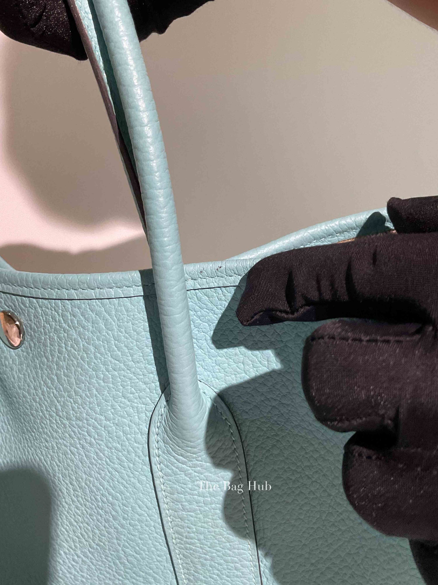 Hermes Bleu Atoll Vache Country Garden Party 36 Bag