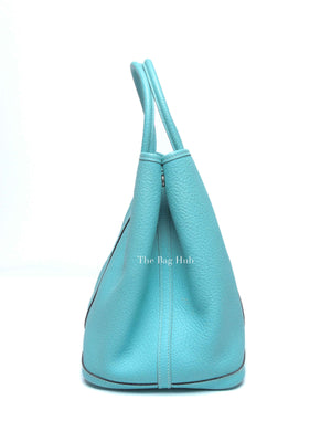 Hermes Bleu Atoll Vache Country Garden Party 36 Bag