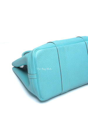 Hermes Bleu Atoll Vache Country Garden Party 36 Bag