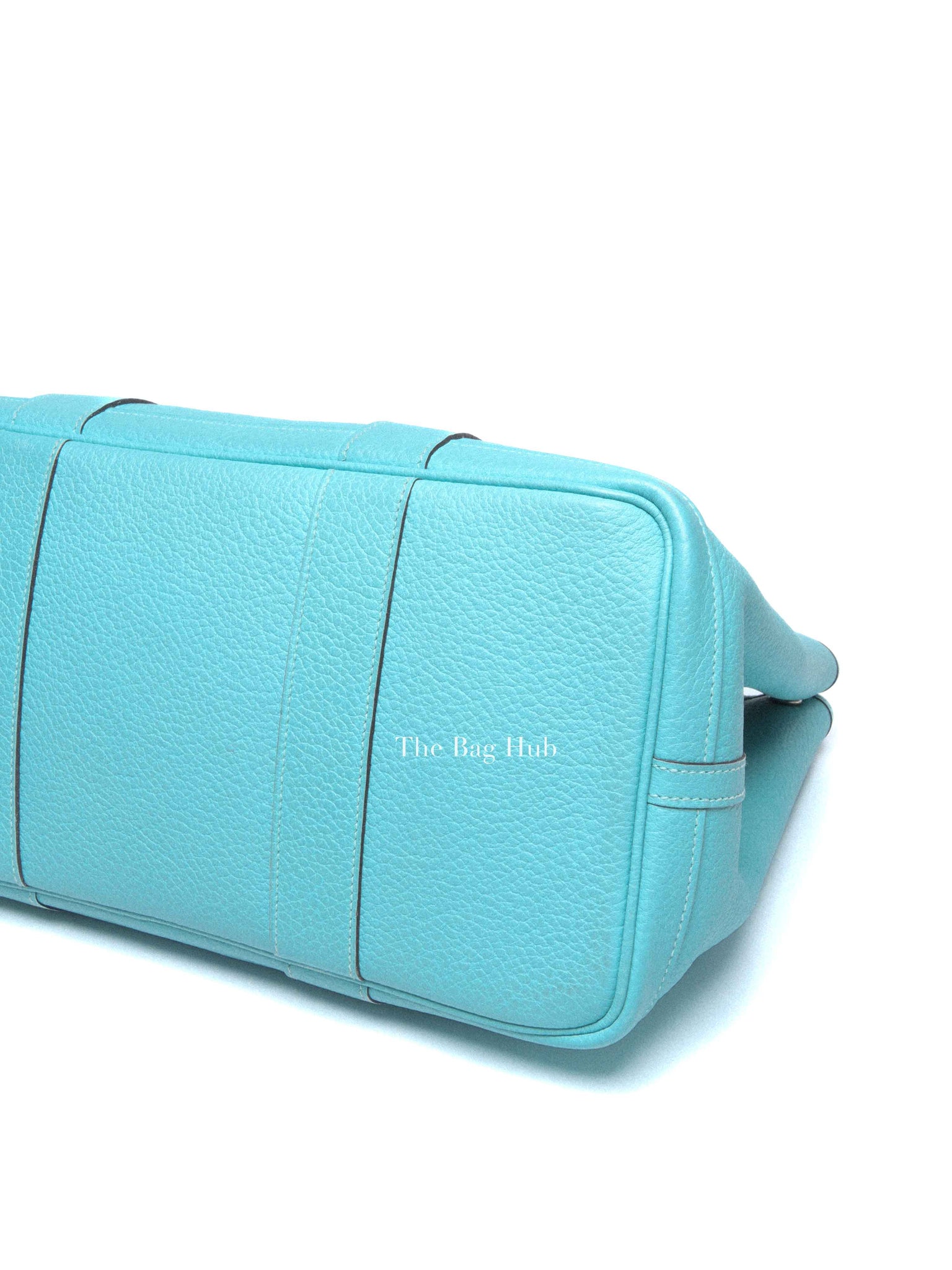 Hermes Bleu Atoll Vache Country Garden Party 36 Bag