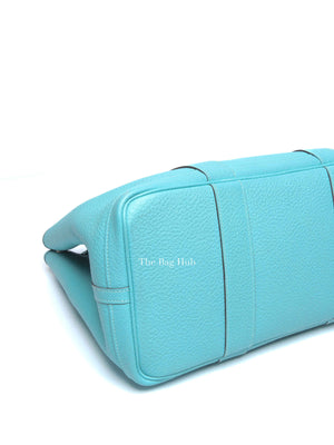 Hermes Bleu Atoll Vache Country Garden Party 36 Bag