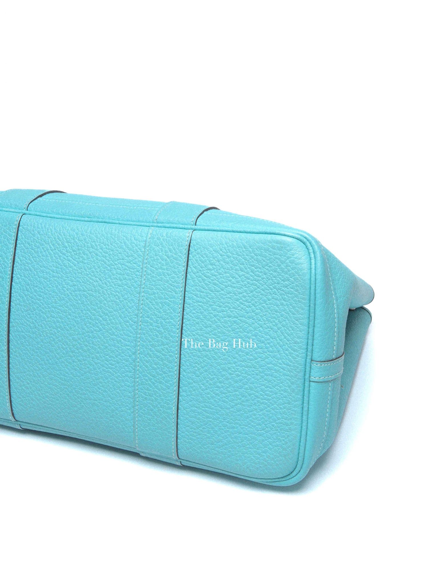 Hermes Bleu Atoll Vache Country Garden Party 36 Bag