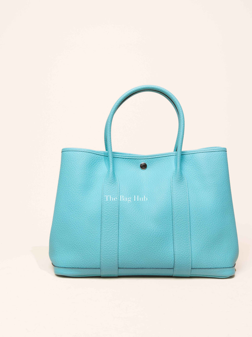 Hermes Bleu Atoll Vache Country Garden Party 36 Bag