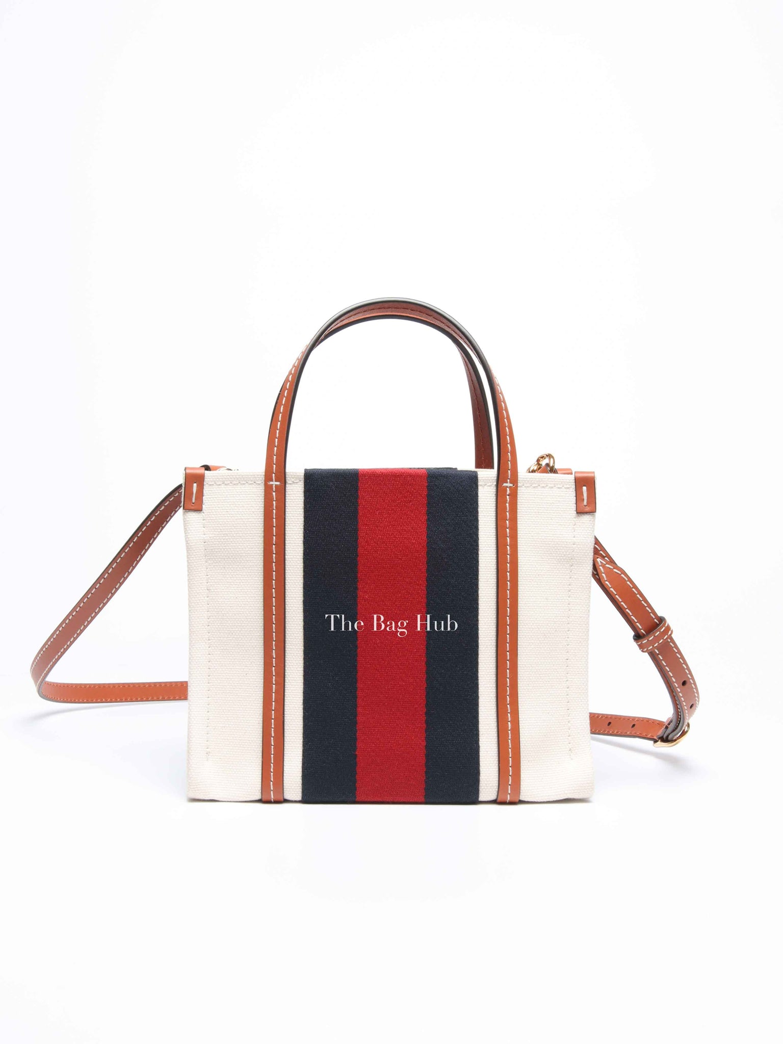 Gucci Beige/Multicolor Canvas Small Interlocking G Tote and Shoulder Bag