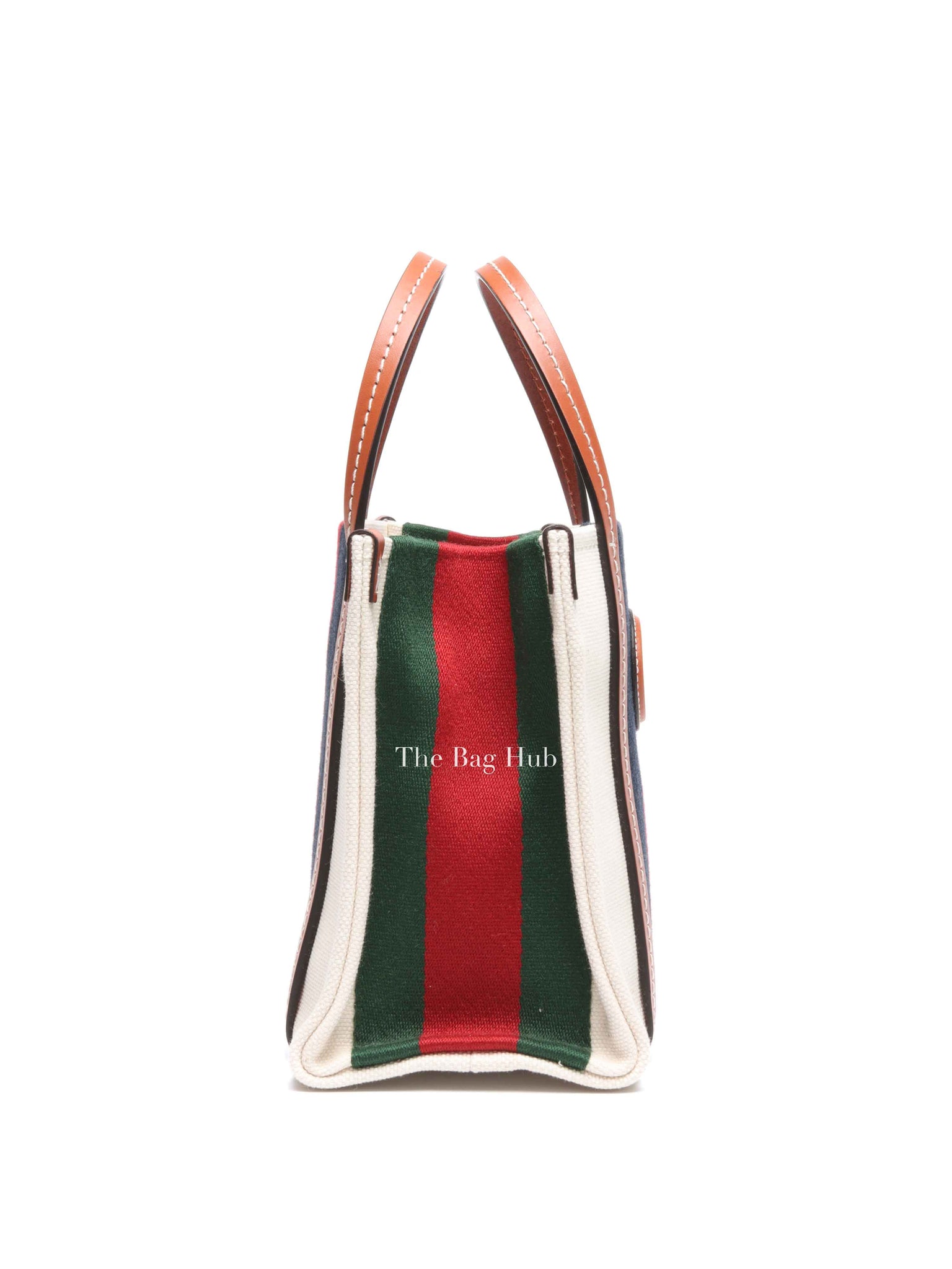 Gucci Beige/Multicolor Canvas Small Interlocking G Tote and Shoulder Bag