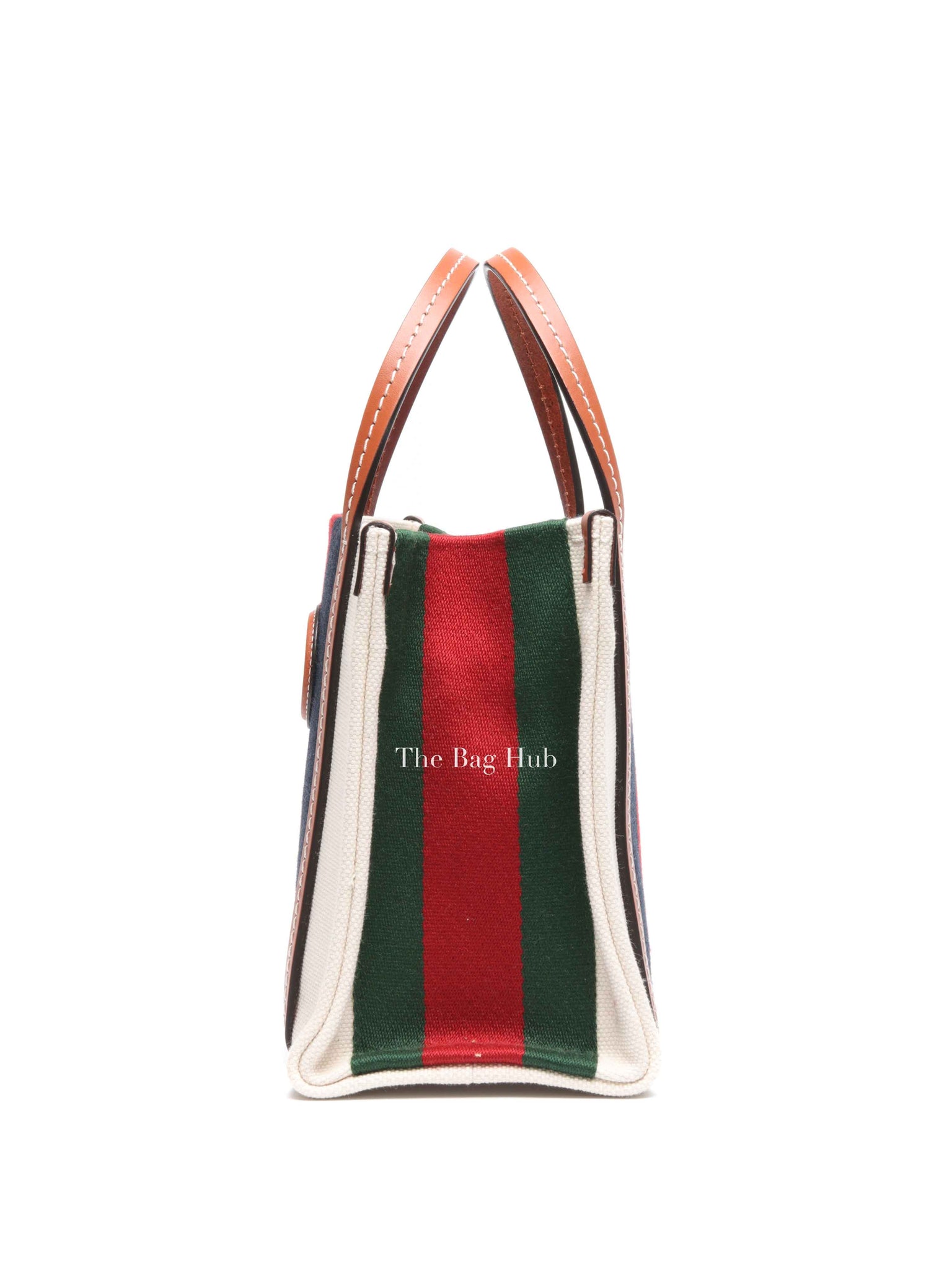 Gucci Beige/Multicolor Canvas Small Interlocking G Tote and Shoulder Bag