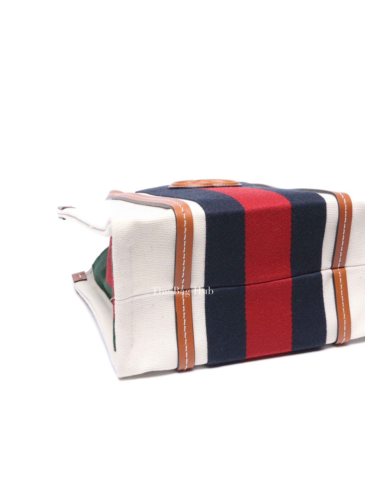Gucci Beige/Multicolor Canvas Small Interlocking G Tote and Shoulder Bag