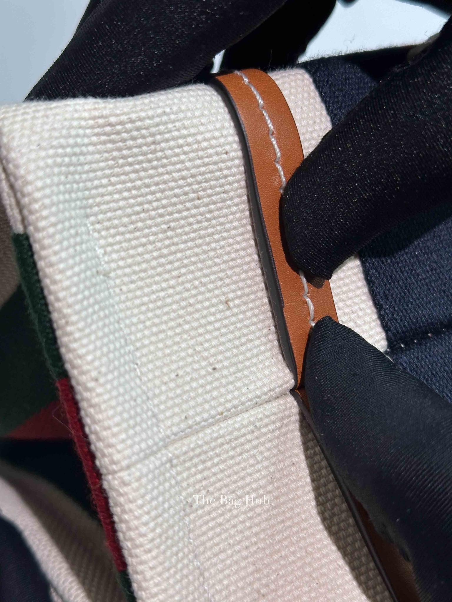Gucci Beige/Multicolor Canvas Small Interlocking G Tote and Shoulder Bag