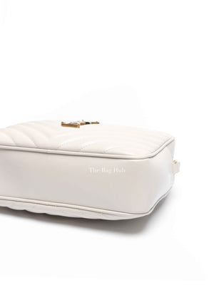 Saint Laurent Crema Soft Leather Quilted Camera Bag