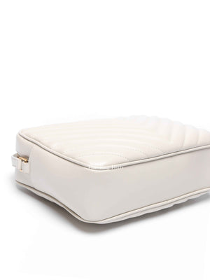 Saint Laurent Crema Soft Leather Quilted Camera Bag