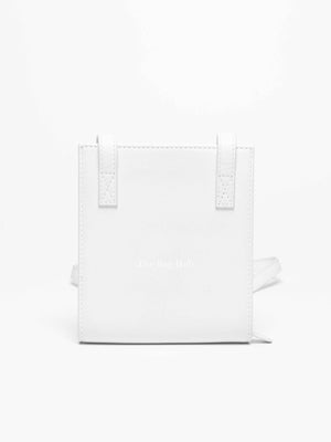 Jacquemus White Leather Le Gadjo Strapped Wallet