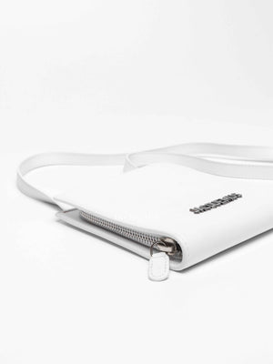 Jacquemus White Leather Le Gadjo Strapped Wallet