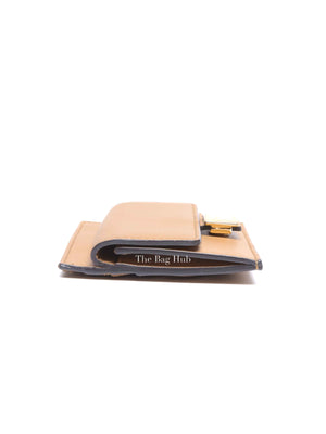 Fendi Beige Nappa Leather Baguette Card Holder