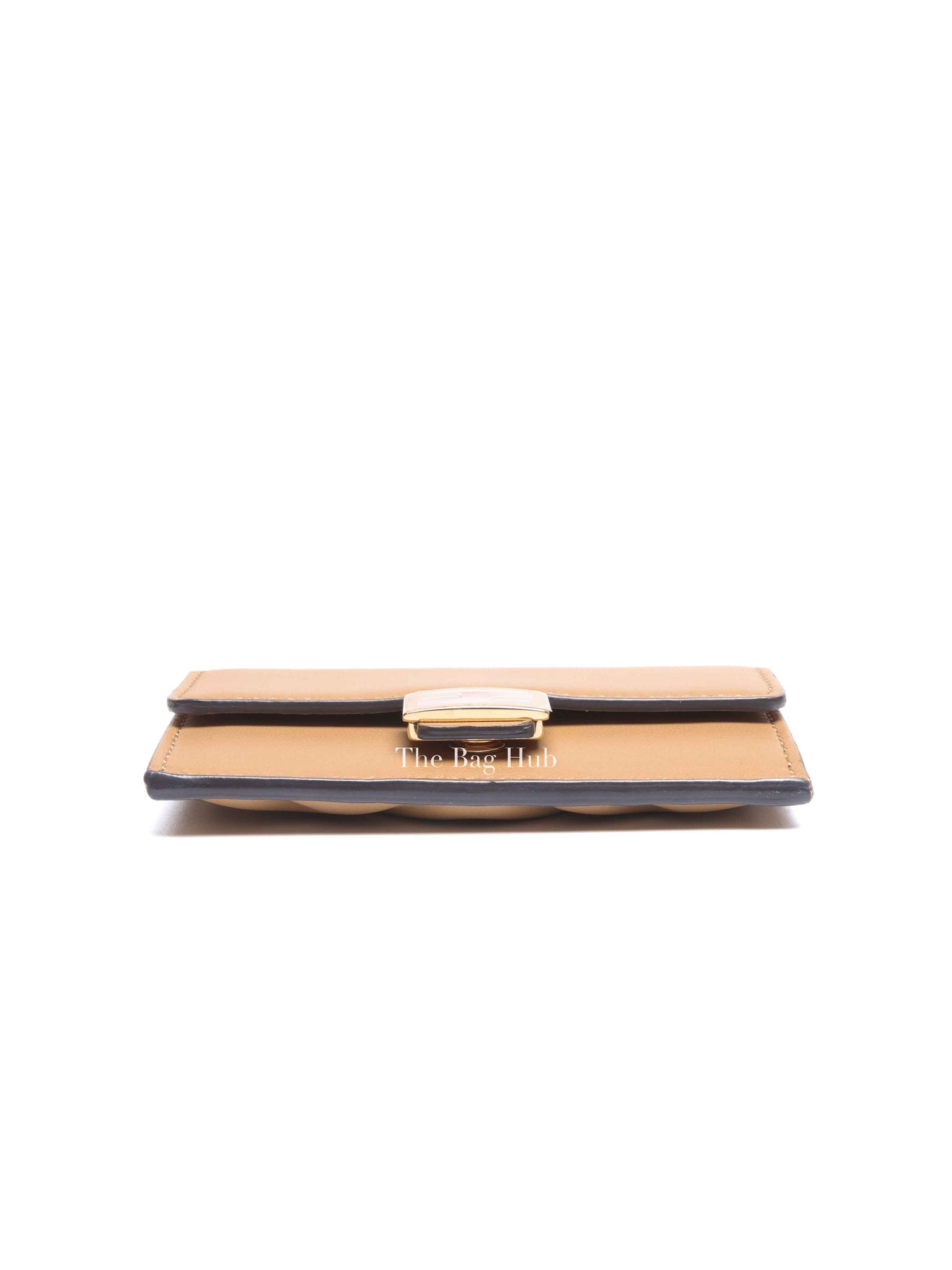 Fendi Beige Nappa Leather Baguette Card Holder