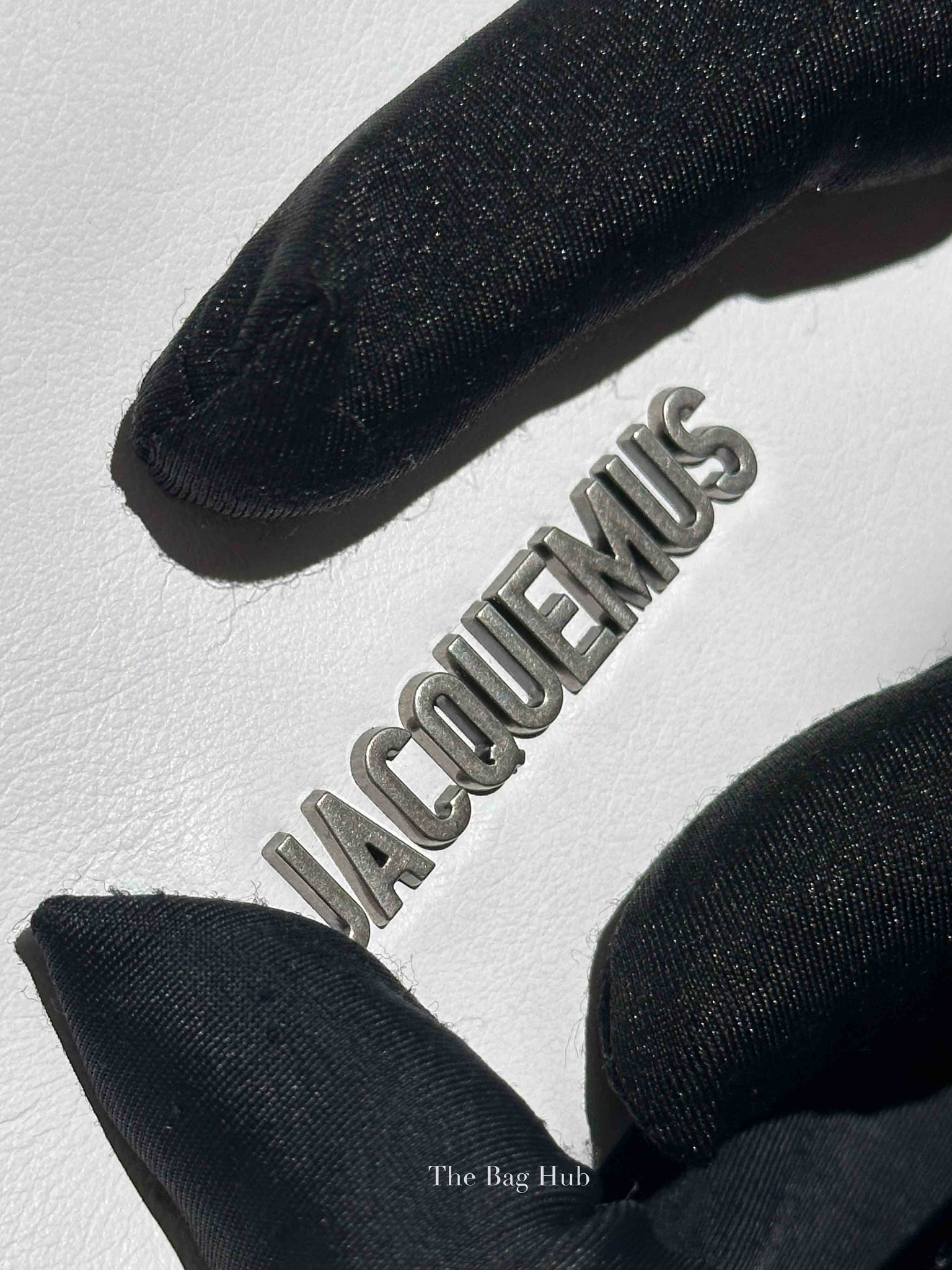 Jacquemus White Leather Le Gadjo Strapped Wallet