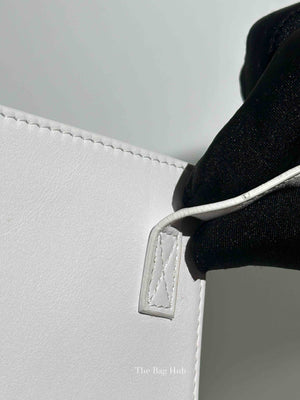Jacquemus White Leather Le Gadjo Strapped Wallet