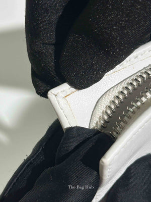 Jacquemus White Leather Le Gadjo Strapped Wallet