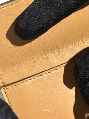 Fendi Beige Nappa Leather Baguette Card Holder