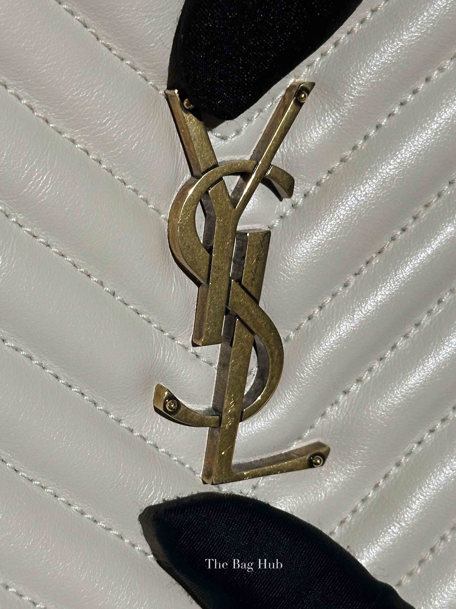 Saint Laurent Crema Soft Leather Quilted Camera Bag