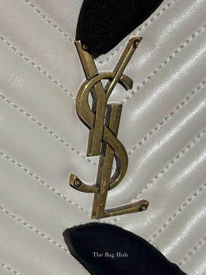 Saint Laurent Crema Soft Leather Quilted Camera Bag